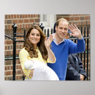 Charlotte Elizabeth Diana - British Will Kate Poster