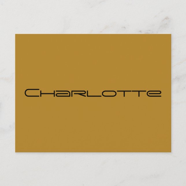 Charlotte from Orphan Black tv show, geometric fon Postcard (Front)