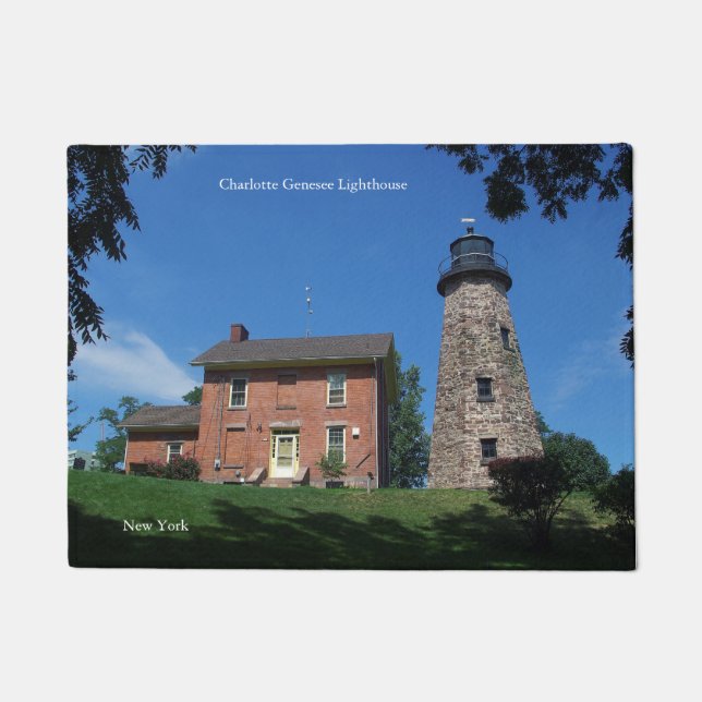 Charlotte Genesee Lighthouse door mat (Front)
