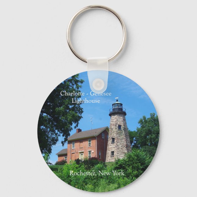 Charlotte Genesee Lighthouse key chain (Front)