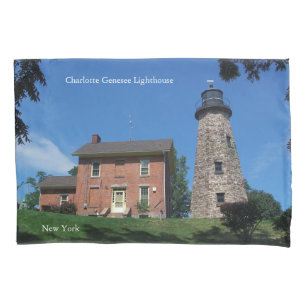 Charlotte Genesee Lighthouse pillow case