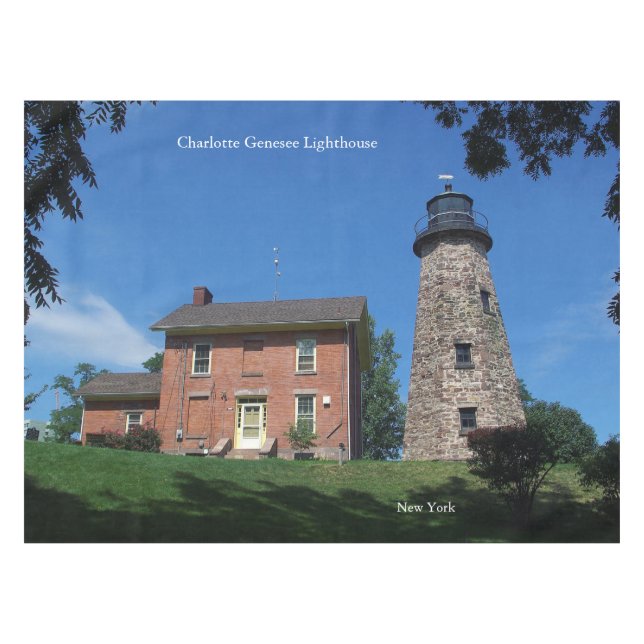 Charlotte Genesee Lighthouse table cloth (Front (Horizontal))