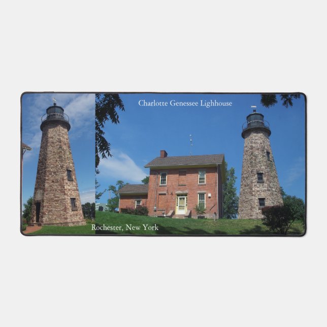 Charlotte Genessee Lighthouse desk mat (Front)