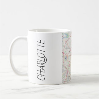 Charlotte Map Coffee Mug