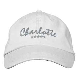 Charlotte Name Embroidered Hat
