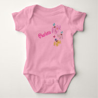Charlotte Name Logo, Baby Bodysuit