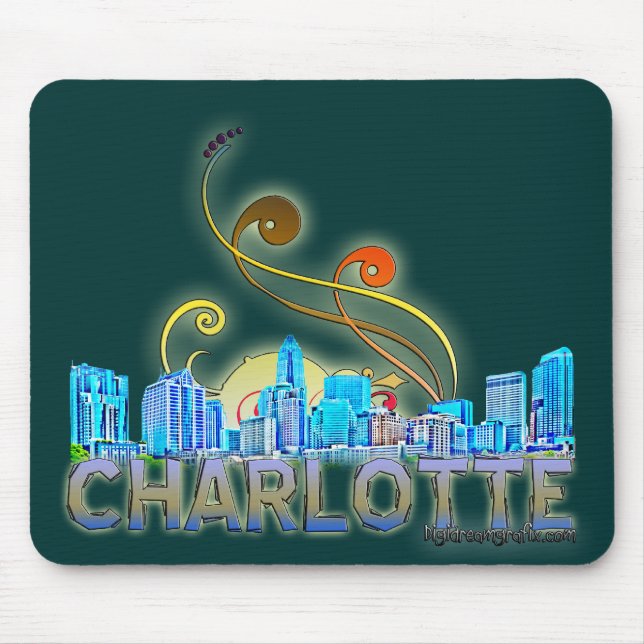 charlotte, nc mouse mat (Front)