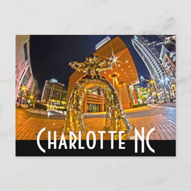 Charlotte NC Postcard (Front)