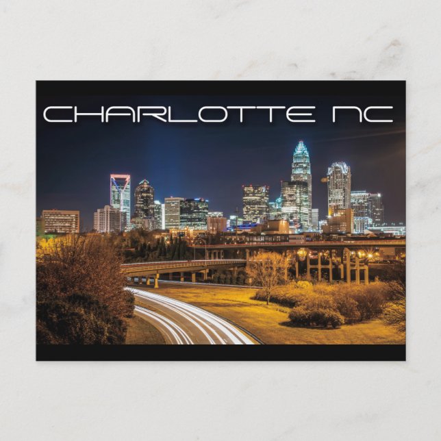 Charlotte NC Postcard (Front)