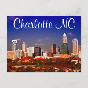 Charlotte NC Postcard