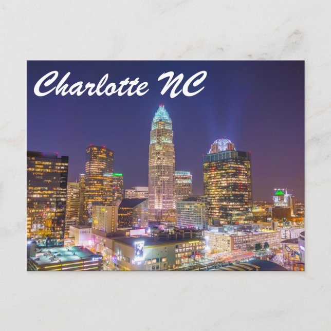 Charlotte NC Postcard (Front)