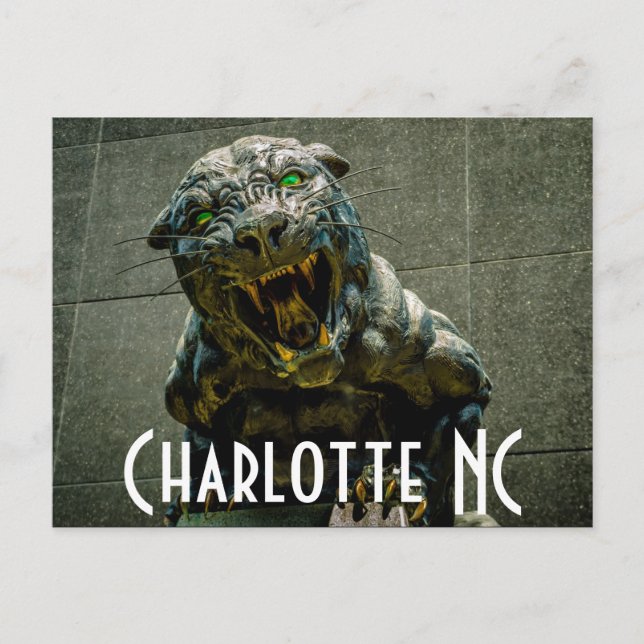 Charlotte NC Postcard (Front)