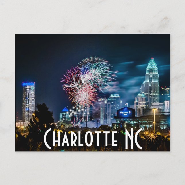 Charlotte NC Postcard (Front)