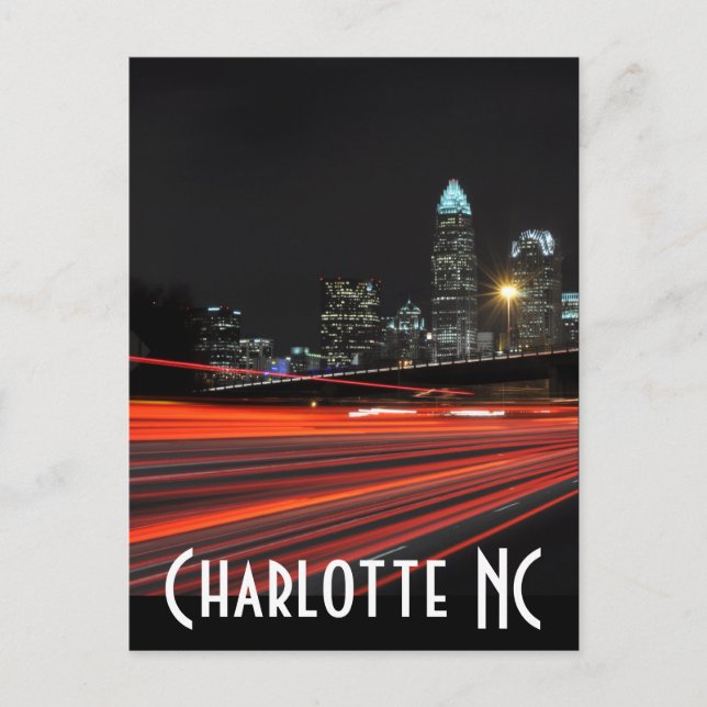 Charlotte NC Postcard (Front)