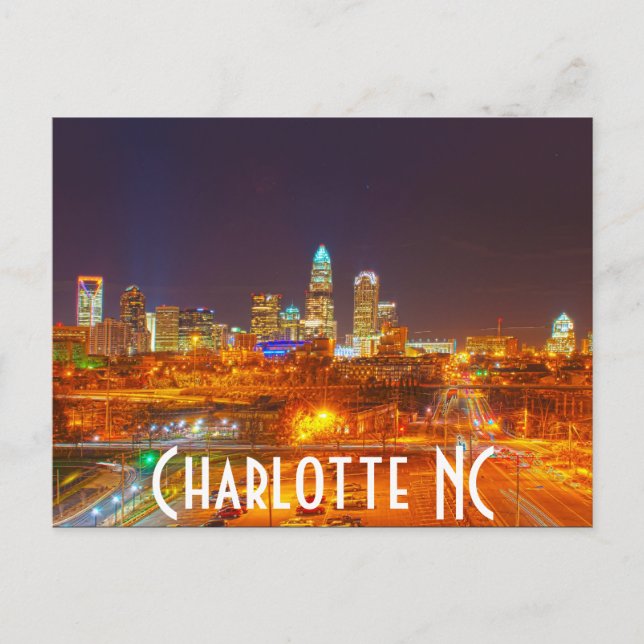 Charlotte NC Postcard (Front)