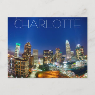 Charlotte NC Postcard