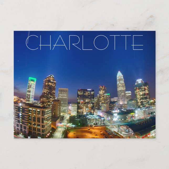Charlotte NC Postcard (Front)