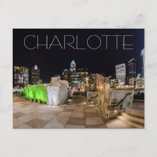 Charlotte NC Postcard
