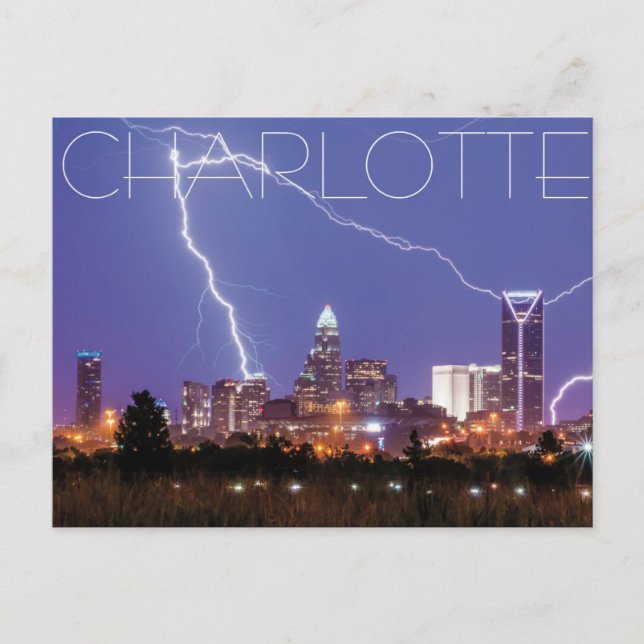Charlotte NC Postcard (Front)