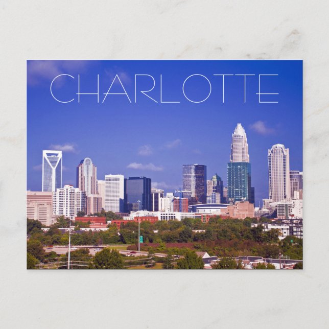 Charlotte NC Postcard (Front)