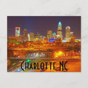 Charlotte NC Postcard