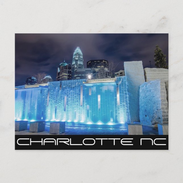 Charlotte NC -QUEEN CITY Postcard (Front)