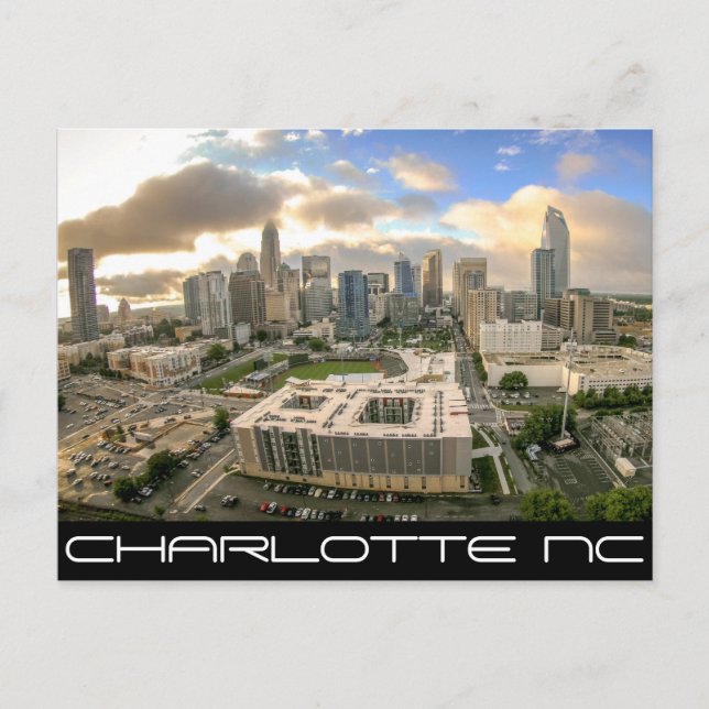 Charlotte NC -QUEEN CITY Postcard (Front)