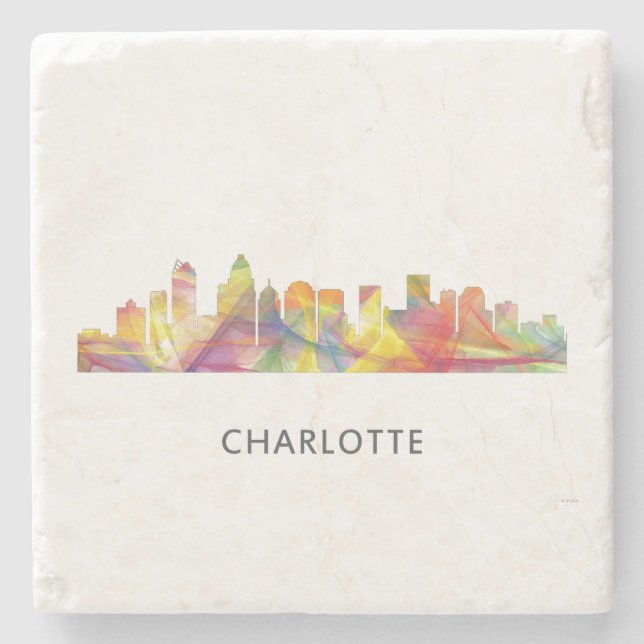 CHARLOTTE NC WB1 - STONE COASTER (Front)
