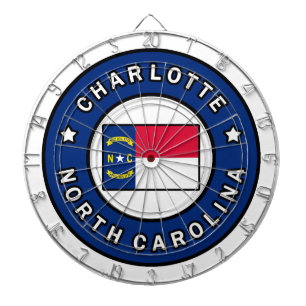 Charlotte North Carolina Dartboard