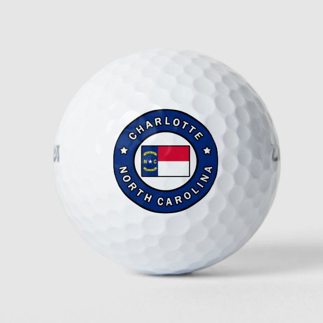 Charlotte North Carolina Golf Balls (Front)