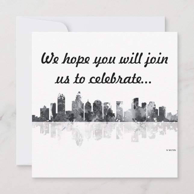 CHARLOTTE, NORTH CAROLINA - Invitation (Front)