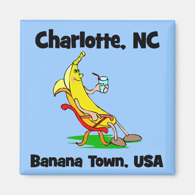 Charlotte North Carolina Magnet (Front)