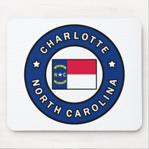 Charlotte North Carolina Mouse Mat