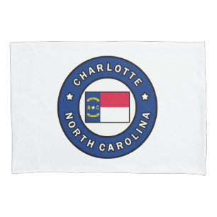 Charlotte North Carolina Pillowcase