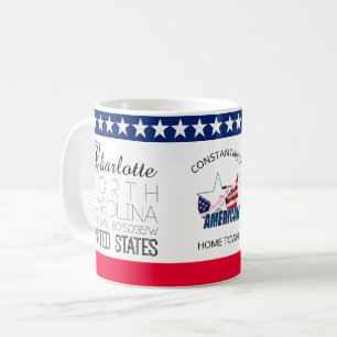 Charlotte, North Carolina, United States elegant Coffee Mug