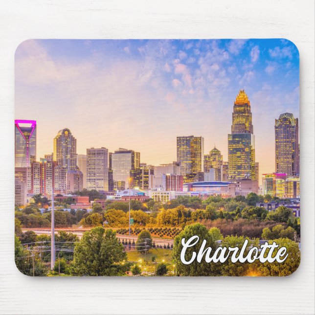 Charlotte, North Carolina, USA Mouse Mat (Front)