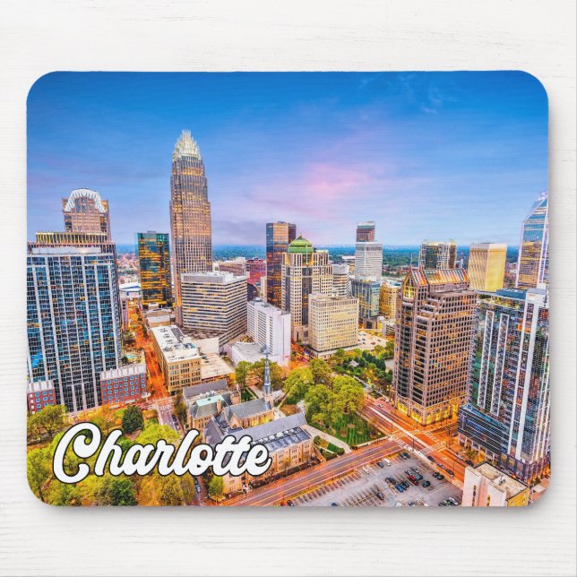 Charlotte, North Carolina, USA Mouse Mat (Front)