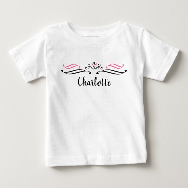 Charlotte Princess Crown T-Shirt (Front)
