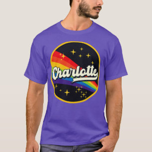 Charlotte Rainbow In Space Vintage Style T-Shirt
