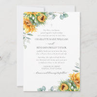 Charlotte Rustic Sunflowers Christian Wedding