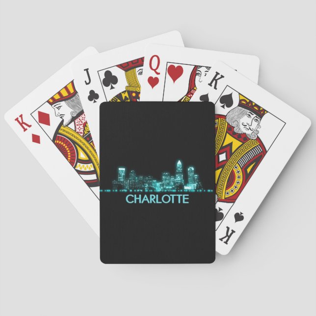 Charlotte Skyline Playing Cards (Back)