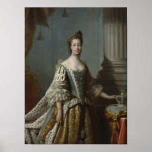 Charlotte Sophia of Mecklenburg-Strelitz, 1762 Poster
