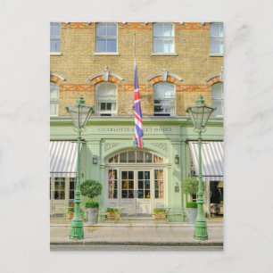 Charlotte Street, Fitzrovia, London UK Postcard