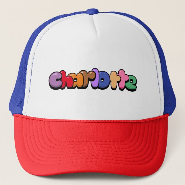Charlotte Trucker Hat (Front)