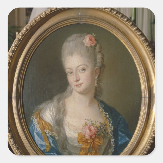 Charlotte von Bismarck Square Sticker (Front)