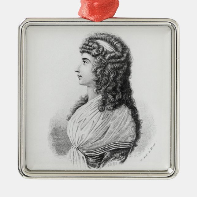 Charlotte von Stein, born von Schardt, late Metal Tree Decoration (Front)