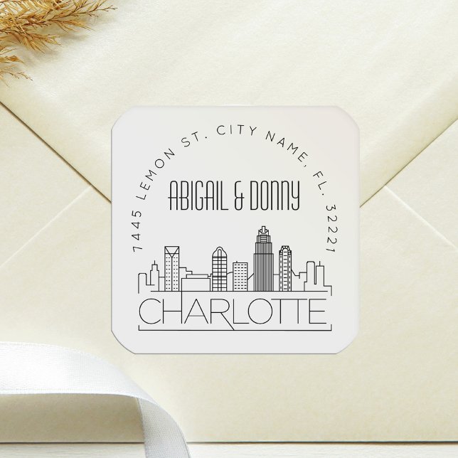 Charlotte Wedding | Pre-Addressed Envelope Seal (Creator Uploaded)