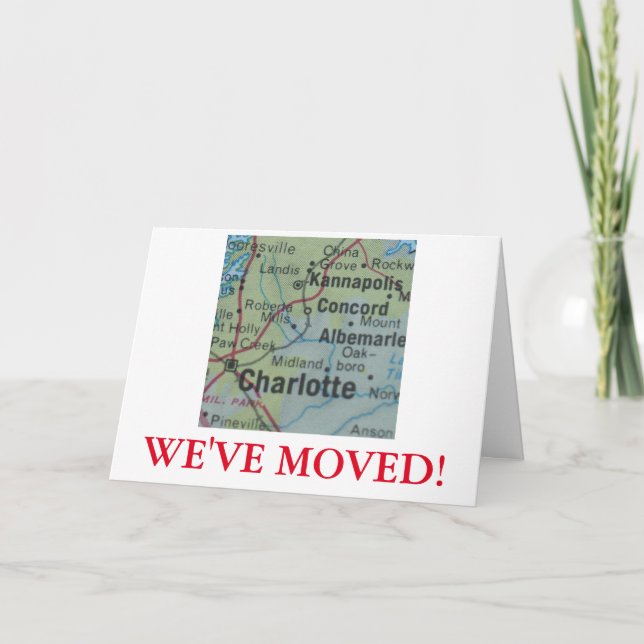 Charlotte We've Moved address announcement (Front)