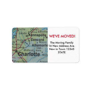 Charlotte We've Moved label