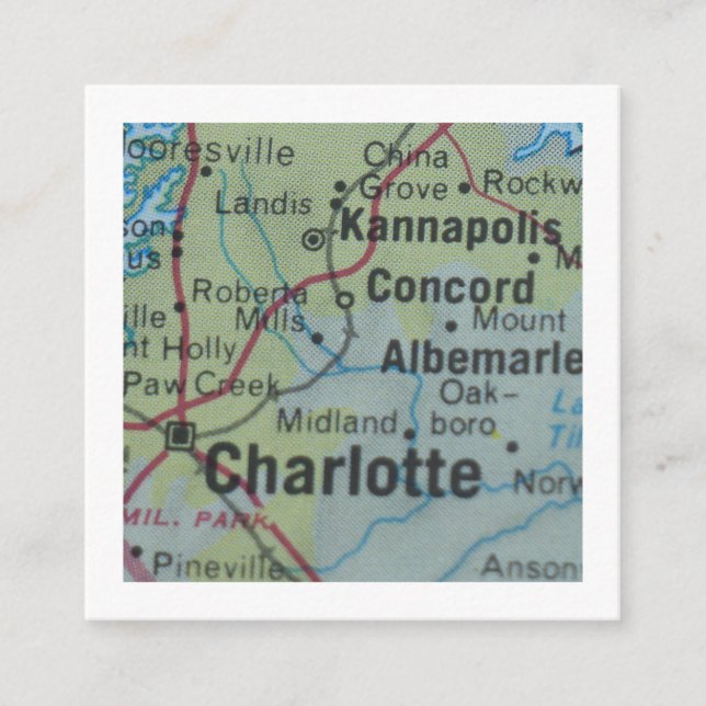 charlotte We've Moved New Address Card (Front)